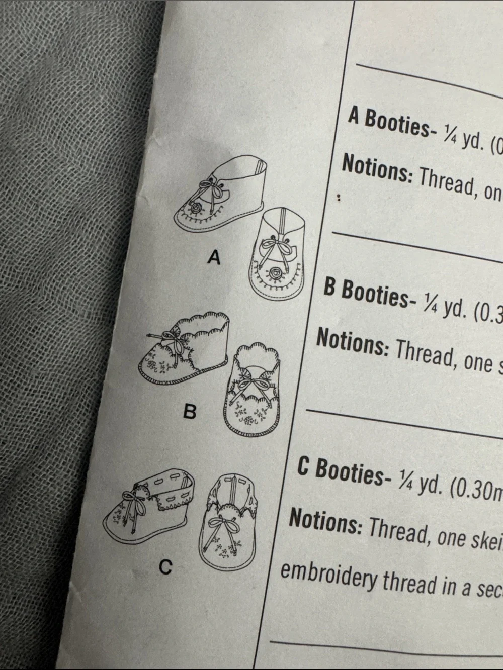 Simplicity sewing pattern
